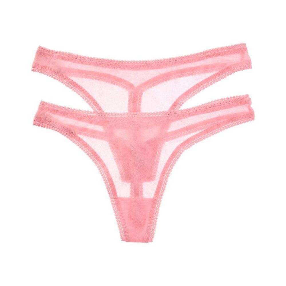 Ongossamer Womens  2Pk Hip-G Thong, Pink
